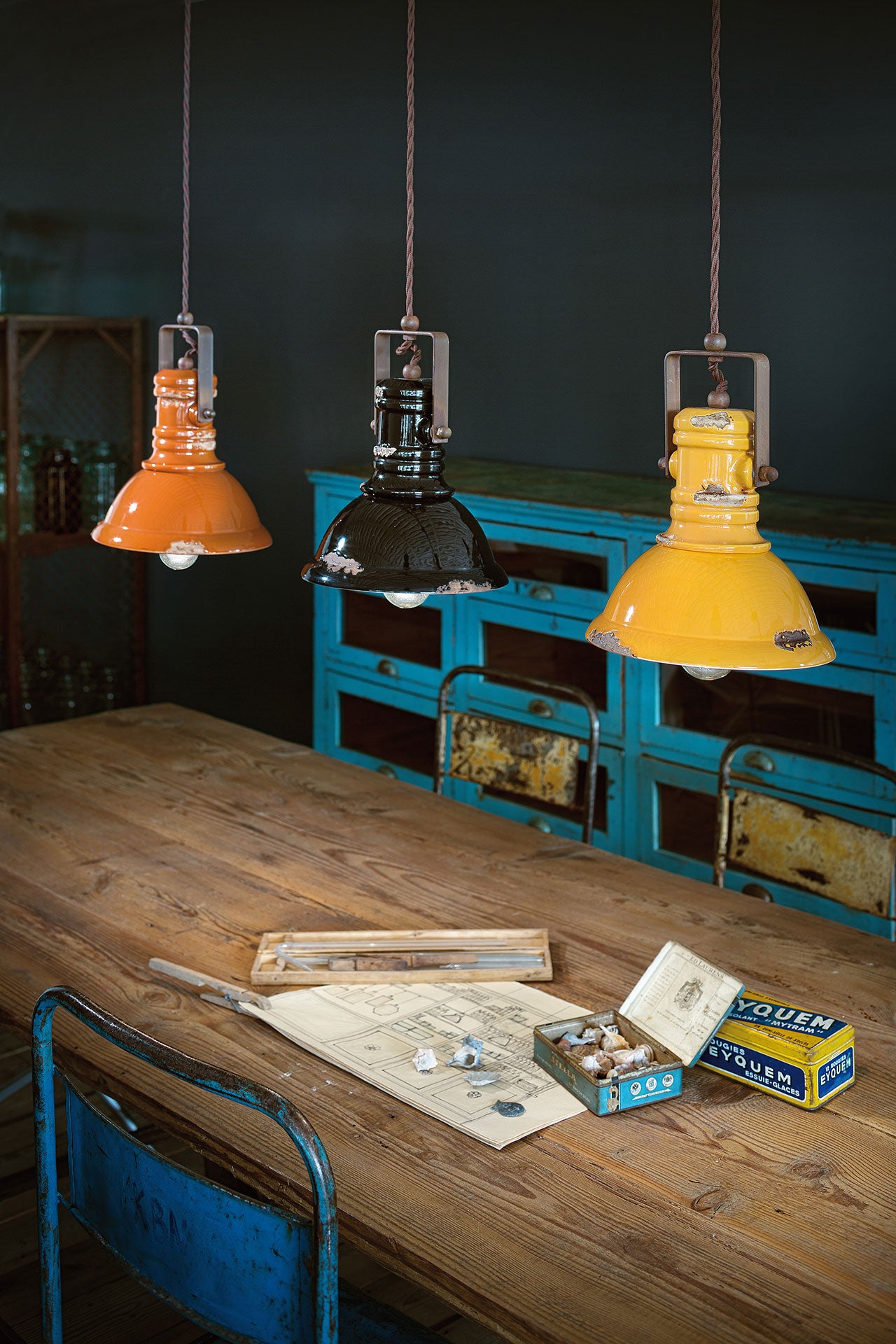 INDUSTRIAL D.23 C1691 - Pendant Light