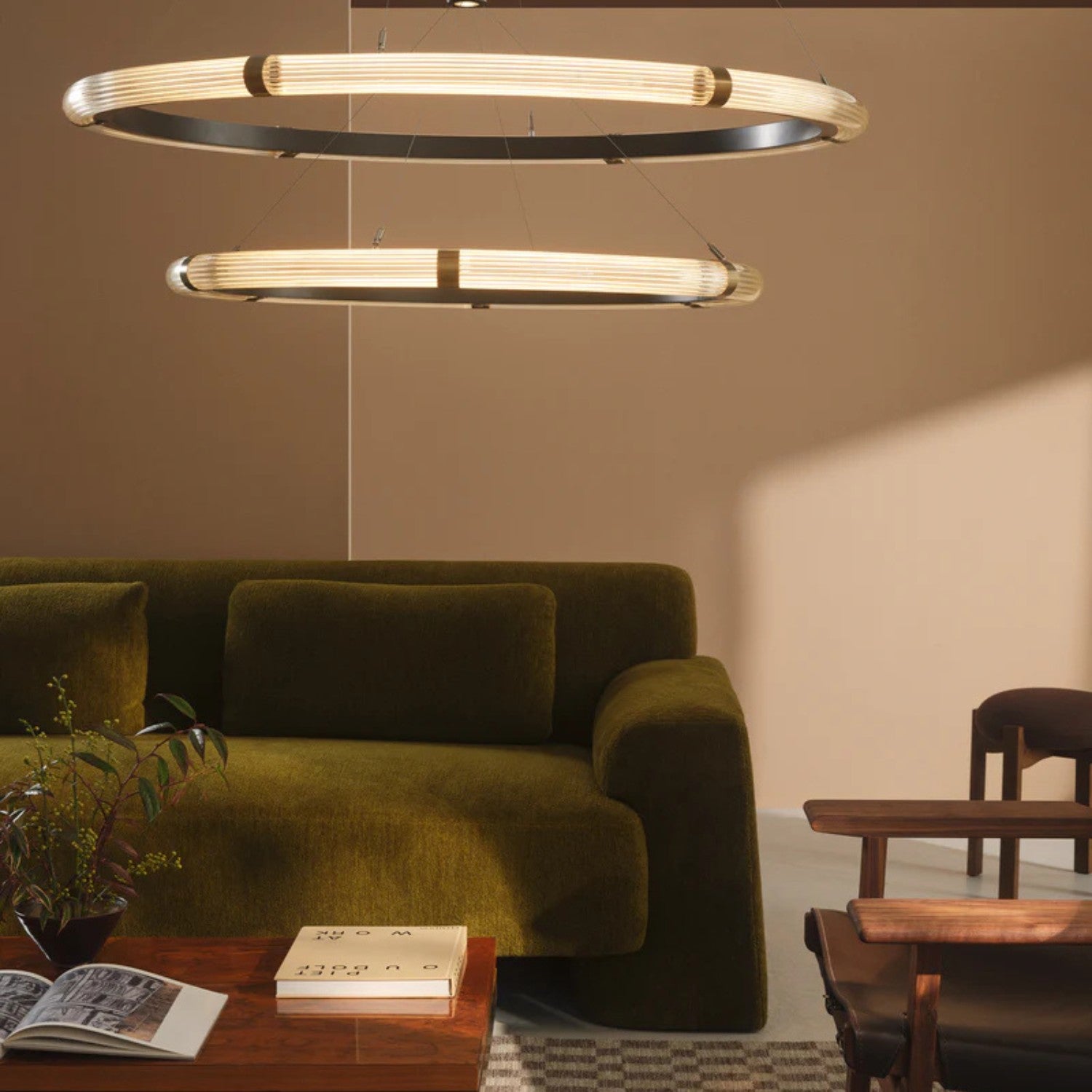 STRATA CIRCULAR TWO TIER - Pendant Light