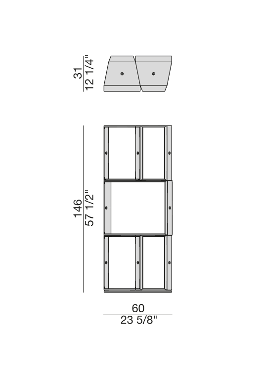 DEMETRA - Bookcase