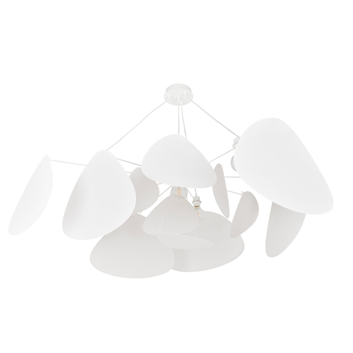 Market Set Screen XXL pendant light in White Murano