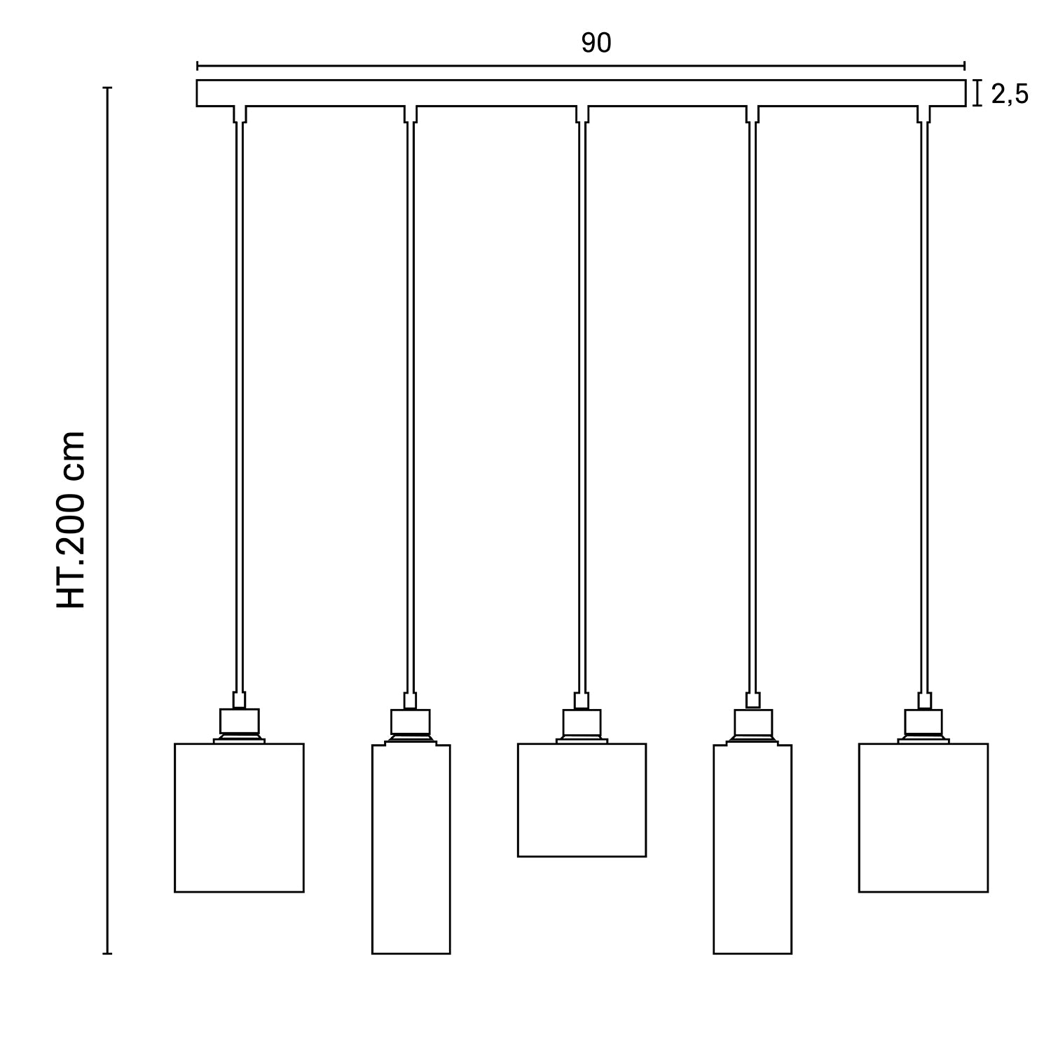 ILO-ILO 5L - Pendant Light