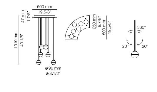 ALFI C50 - Pendant Light - Luminesy