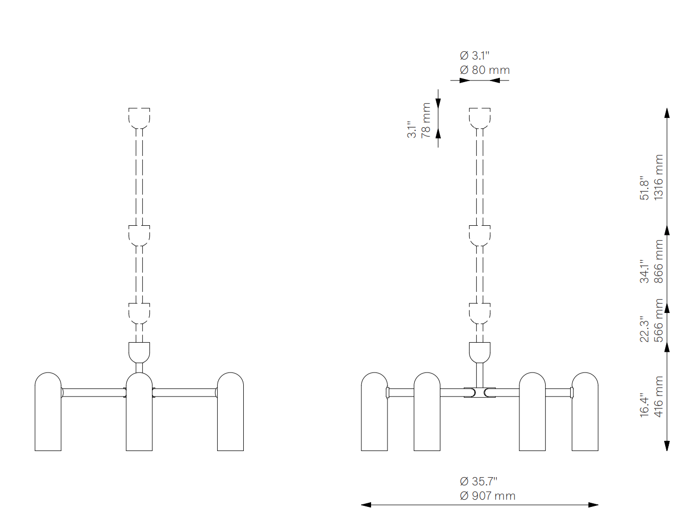 ODYSSEY ROUND SM - Pendant Light