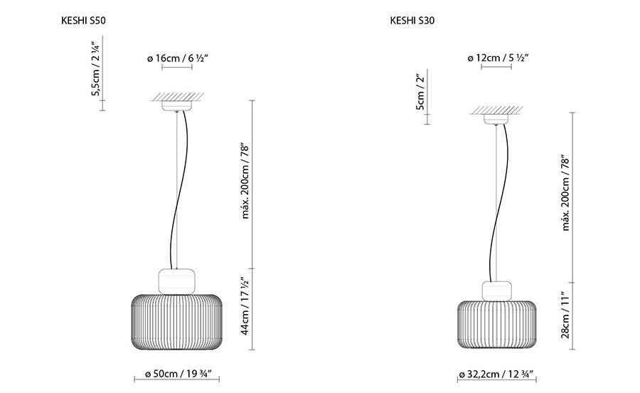 KESHI S30 - Pendant Light - Luminesy