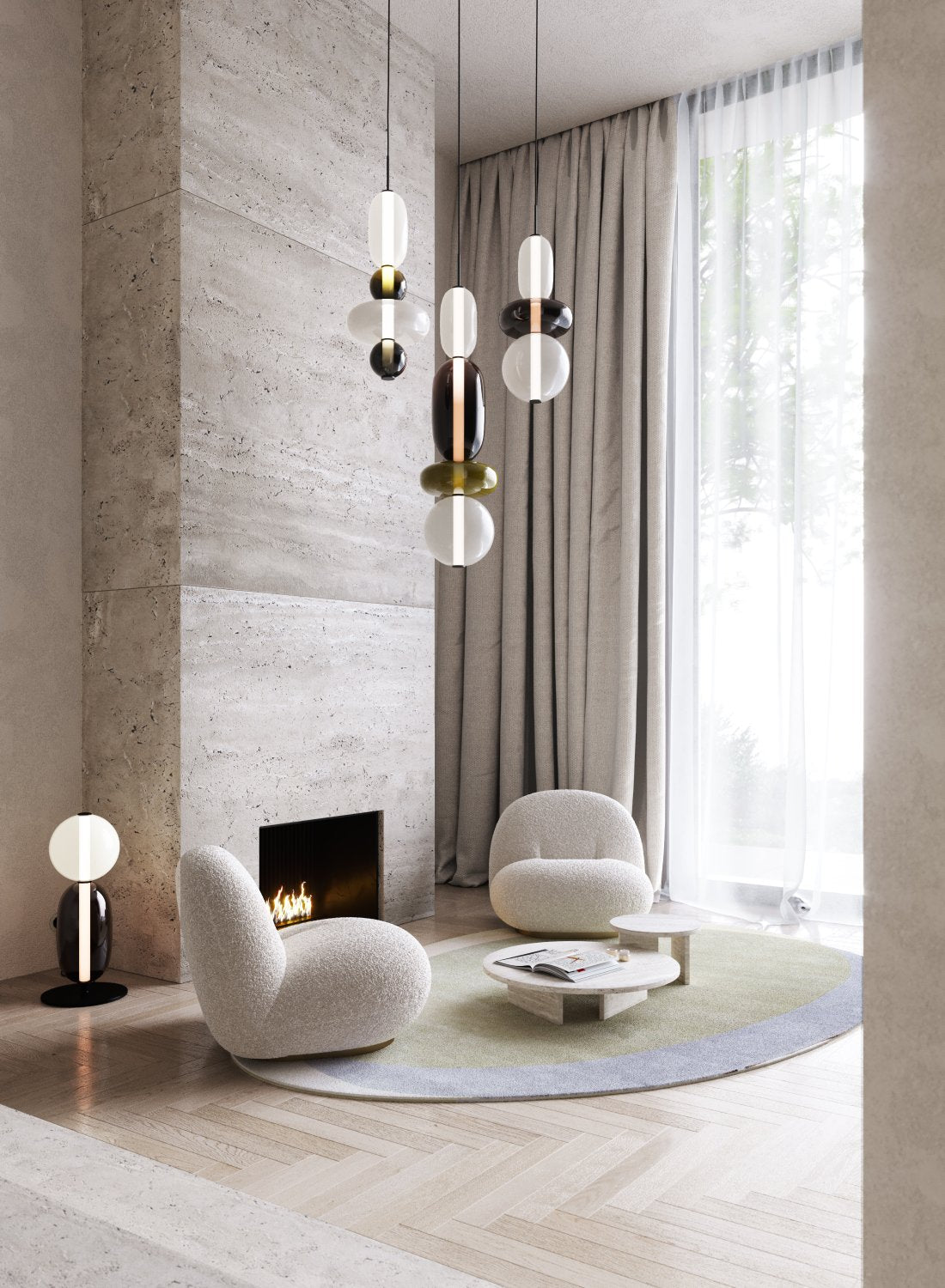 PEBBLES SMALL - Floor Lamp