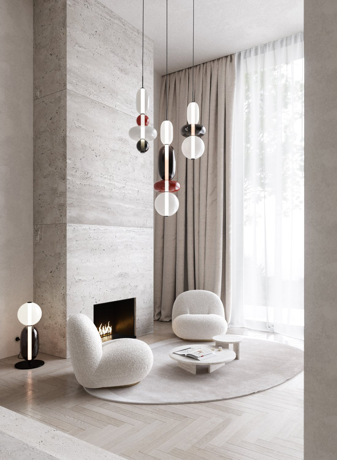 PEBBLES SMALL - Floor Lamp